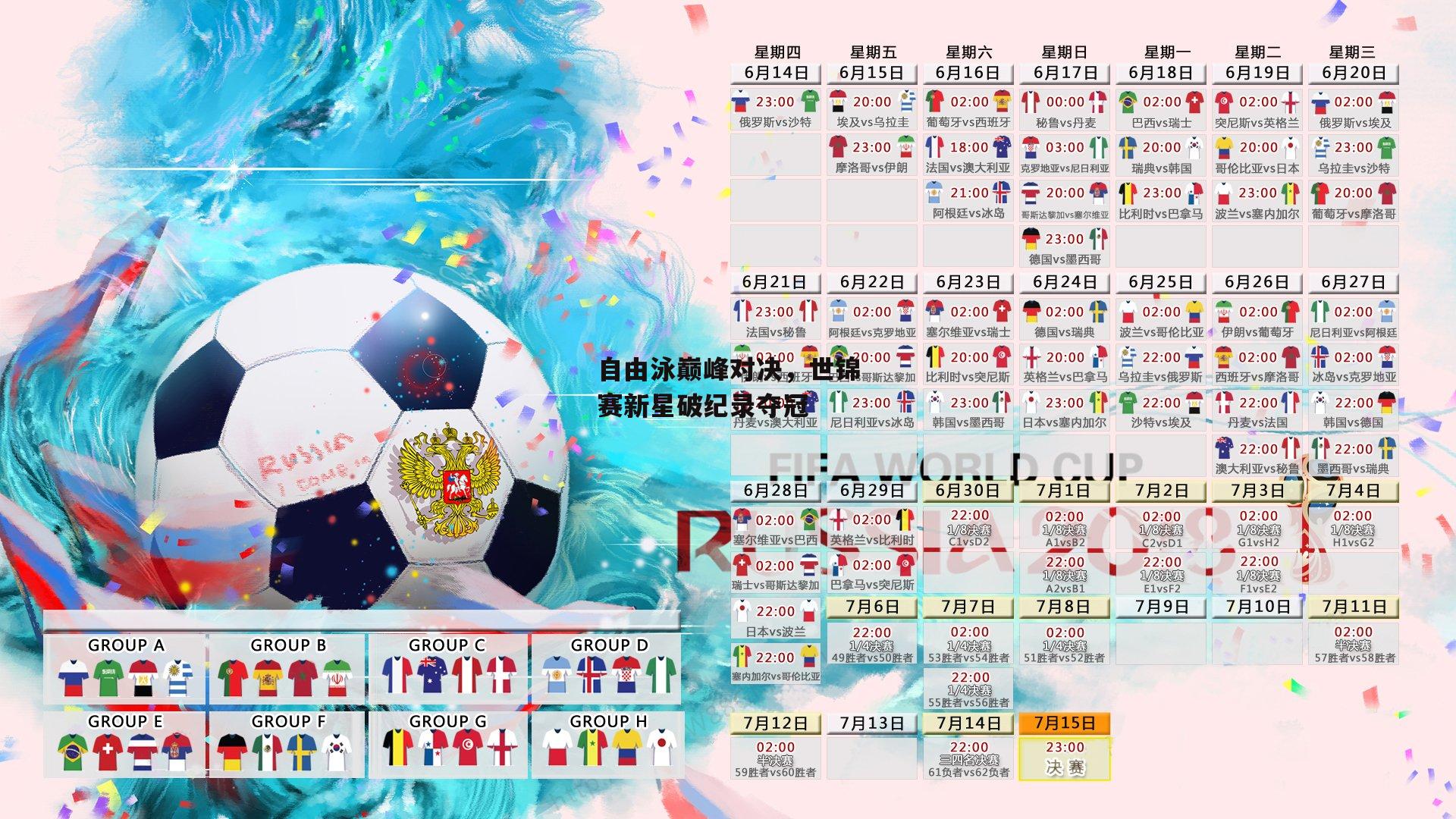 自由泳巅峰对决，世锦赛新星破纪录夺冠